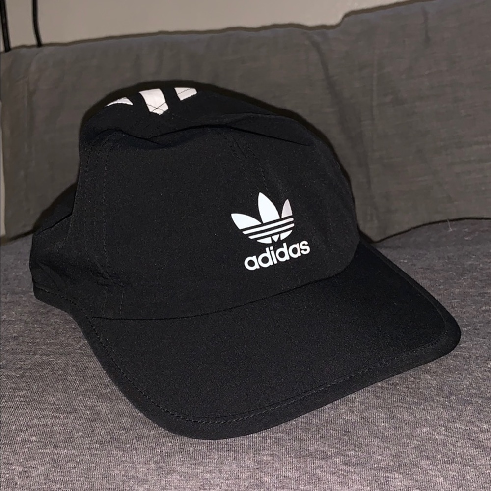 Black and White Adidas Hat